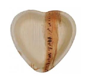 areca heart plate